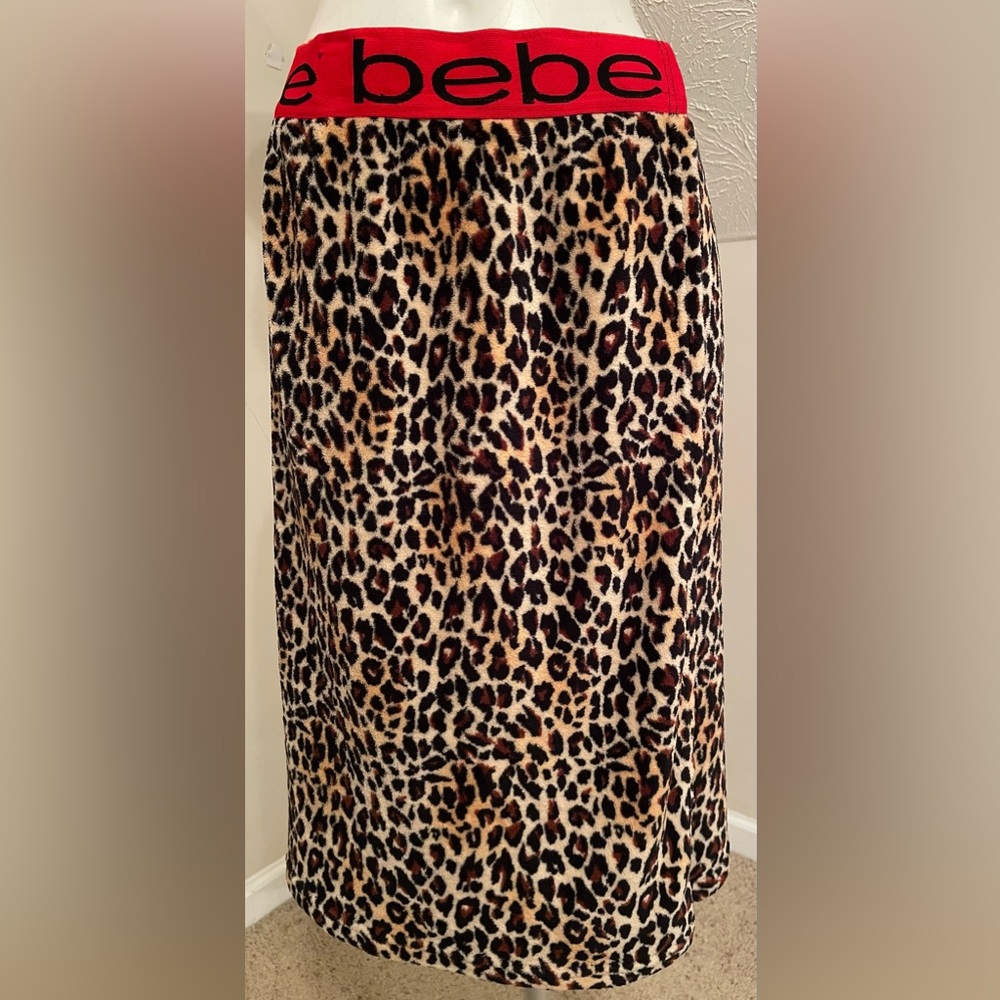 BEBE Bath Wrap Leopard Print